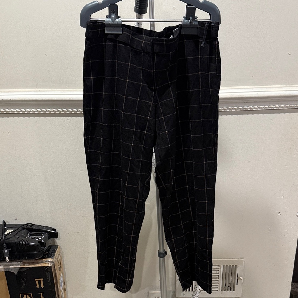 Amanda & Chelsea Dark Checkered Dress Pants